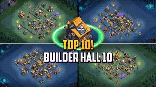TOP 10! Builder Hall 10 (BH10) Base Layout + Copy Link 2024 | Clash of Clans