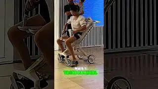 La Poussette-Tr&ocirc;ne Familiale : Confort Pour Tous 👑🍼🚶&zwj;♂️ #innovation #famille #confort