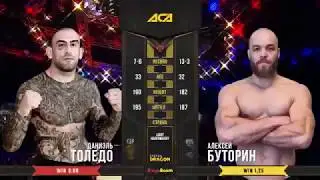 ACA 93: Aleksei Butorin vs Daniel Toledo