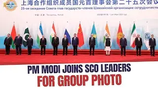 Prime Minister Narendra Modi at the SCO Family Photograph, China