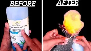 Power Of Hand Sanitizer 😱 | Don&rsquo;t Try Anything 🙏
