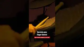 Ejercicio para Finger Control #fingercontrol #clasesdebater&iacute;a