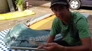 Bote Inflável FISHMAN 350....algumas mudanças que fiz pra melhorar o uso dele