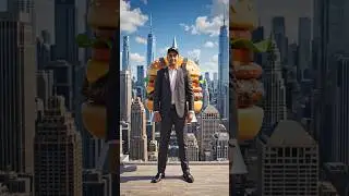 Burger Jetpack Ride_Flying High on Fast Food Fun! Fun with AI.