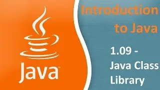 1 09   Java Class Library