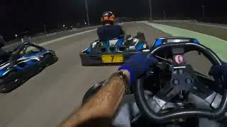 Omni Karting circuit Karachi 13 overtakes in 1 lap.
