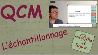QCM : Echantillonnage (1) - Postbac