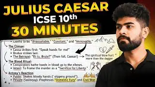 ⚡ Julius Caesar Revision with Handwritten Notes | Act 3 To 5 | ICSE Class 10th | ICSE 2026
