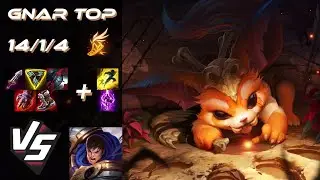 TOP Gnar vs Garen - NA Challenger Patch 14.23