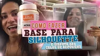 BASE DE CORTE CASEIRA  | TESTANDO TODAS A COLAS | PAPELANDO COM NATY