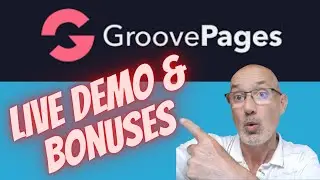 Groove Pages Live Demo - Groove Funnel Bonuses