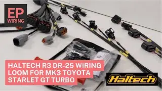 Custom Wiring Loom Haltech Nexus R3 for High Powered EP82 Starlet GT Turbo