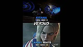 kitana (Mk11) vs Cammy white (sf6) #streetfighter6 #mortalkombatx #sf6cammy #mk11