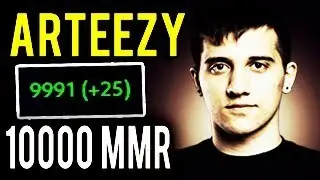 IT'S OVER 10000! Arteezy 10k MMR GOD OF DOTA 2