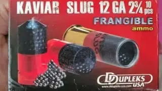 Вскрытие патронов KAVIAR SLUG Очень не обычная пуля