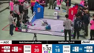 Qualification 7 - 2025 FTC North Scarborough Qualifier