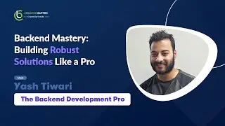 Meet Yash Tiwari - Backend Developer in Creative Buffer