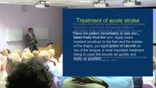 Prevention of stroke and dementia - lecture by Prof. Peter M Rothwell