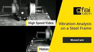 WaveCam &mdash; Video Vibration Analysis on a Steel Frame