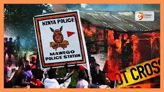 Fury as angry youth storm and torch Mawego Police Station over brutal murder of Albert Ojwang'