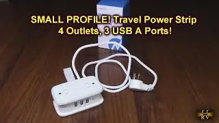 NTONPOWER Travel Power Strip 4 Outlets 3 USB A Ports 4FT Wrapped Cord with a Flat Plug REVIEW