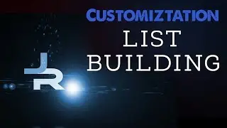 Customization: Building Lists