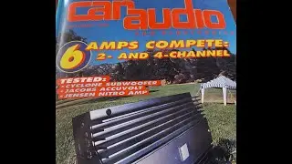 Old school story time @ The Robot Underground -  Car Audio & Electronics Magazine October 1996
