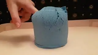 Satisfying kinetic sand destruction