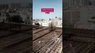 checking slab Steel reinforcement after placement.#civilengineer#checking#slab#reinforcement#shorts