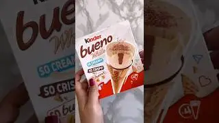 Unboxing Kinder Bueno Ice Cream #satisfying