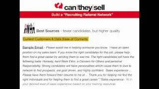 Where to Find Great Candidates to Interview while Hiring Salespeople - Bonus Training #2