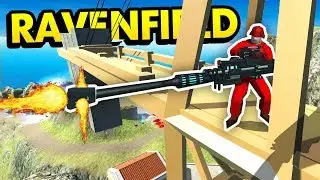 CRAZY CANNON + SECRET SNIPER POSITION IN RAVENFIELD (Ravenfield Funny Gameplay)