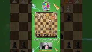 Knight Only Checkmate🐴 #chess #checkmate #chesscom #speedrun #challenge #wheel #chessstrategy