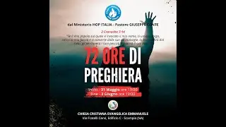 SERATA SPECIALE 72 ORE PER CRISTO  seconda terza  inizio 31/05/2023