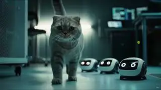 Cat Ensuring AI is Safe on Earth.