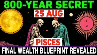 Pisces ♓ August 25 &mdash; An 800-Year Prophecy Unlocks 💰 3 Spiritual Signs of Millionaire Destiny 🚨