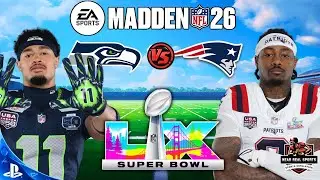 SEAHAWKS vs PATRIOTS | NFL SUPER BOWL LX | MADDEN 26 PREDICTIONS