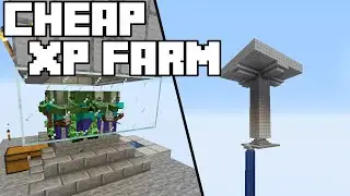 XP Farm, No Redstone - Cheap Farms (Minecraft Java 1.14/1.15)