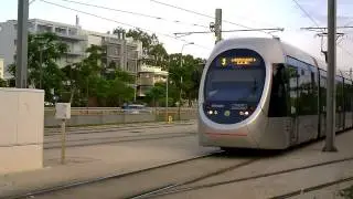 ANSALDO BREDA type SIRIO trams at Athens Greece (26/05/12)