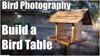 Bird photography-How to make a bird table feeding station.