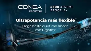 Aspirador vertical digital Conga Rockstar 2500 X-Treme ErgoFlex