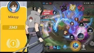 TOP 1 Sasuke Uchiha in JUMP: Assemble with Builds #sasukeuchiha #jumpassemble