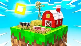 minecraft one block wheat farm ep 1