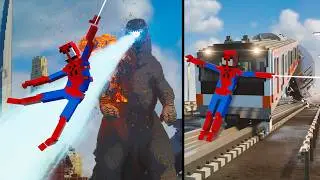 Realistic SPIDERMAN Ragdoll Physics