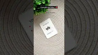 Handmade card for your loved ones | easy gift card ideas #diy #craft #handmade #giftideas #couple