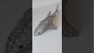 WIre Art - Wire shark sculpture #wirework #wireart #metalart #shark #sculpture #wiresculpture #Art