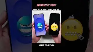 Galaxy S25 vs iPhone 16 &ndash; Speed Test Battle 🔥 | Who Wins?#trending #shorts