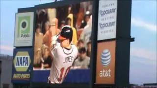 Chipper Jones Atlanta Braves Tribute Ceremony Part 1
