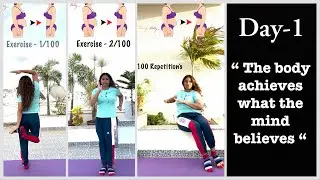 DAY 1 || Shred Wid SR || 100 Days 100 Repetitions 100 Exercises || 100 Days Fitness Challenge