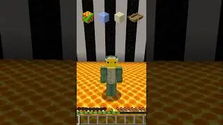 Fall Test in Minecraft! 💥💥💥 #minecraft #fallchallenge #minecraftshorts #minecraftchallenge